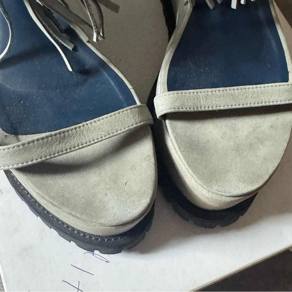 Sacai Platform Fringe Sandals Size 39 Fits Like US 8.5 - Picture 8 of 8